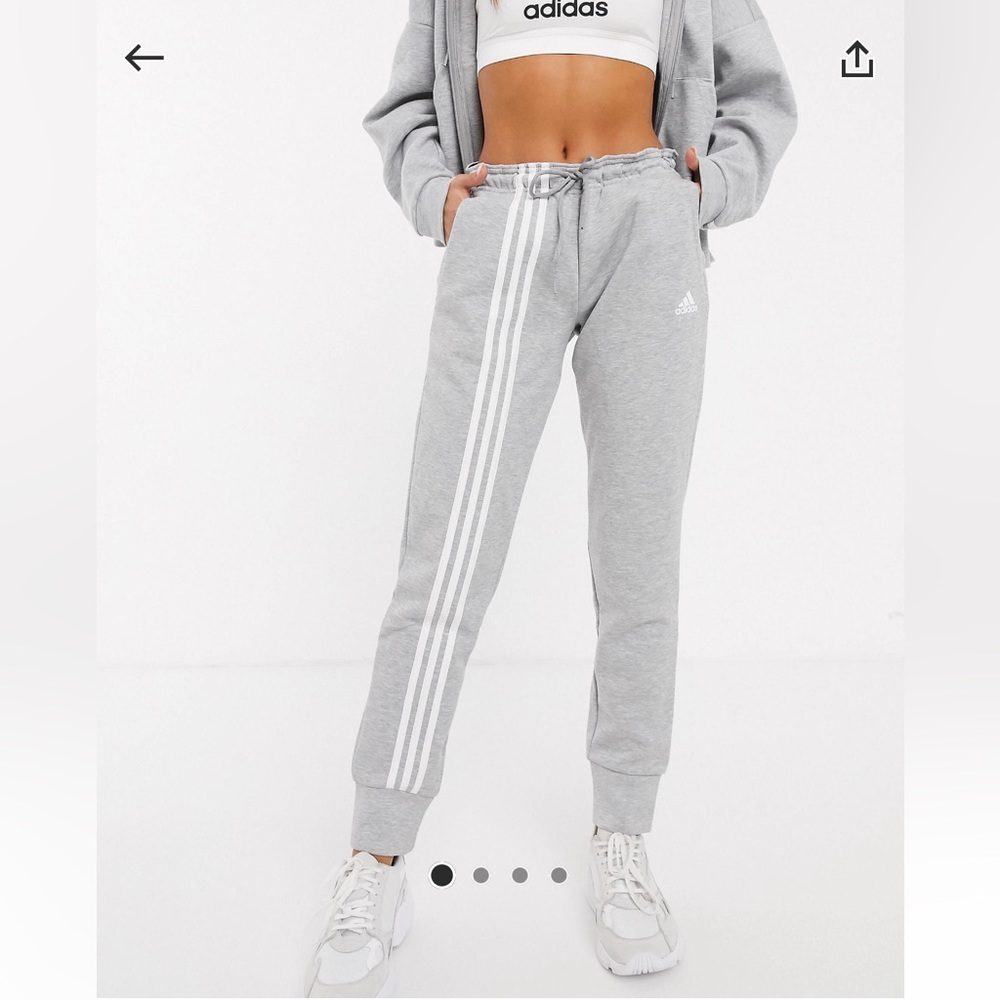adidas gray sweatpants